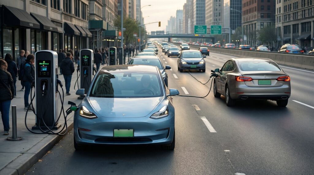 Электромобили vs гибриды vs ДВС: что выгоднее в 2026 году - иллюстрация