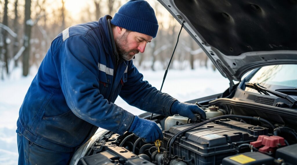Подготовка автомобиля к зиме: от аккумулятора до антифриза - иллюстрация