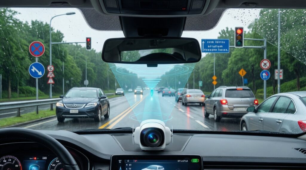 Безопасность на дороге: современные системы помощи водителю и как они работают - иллюстрация