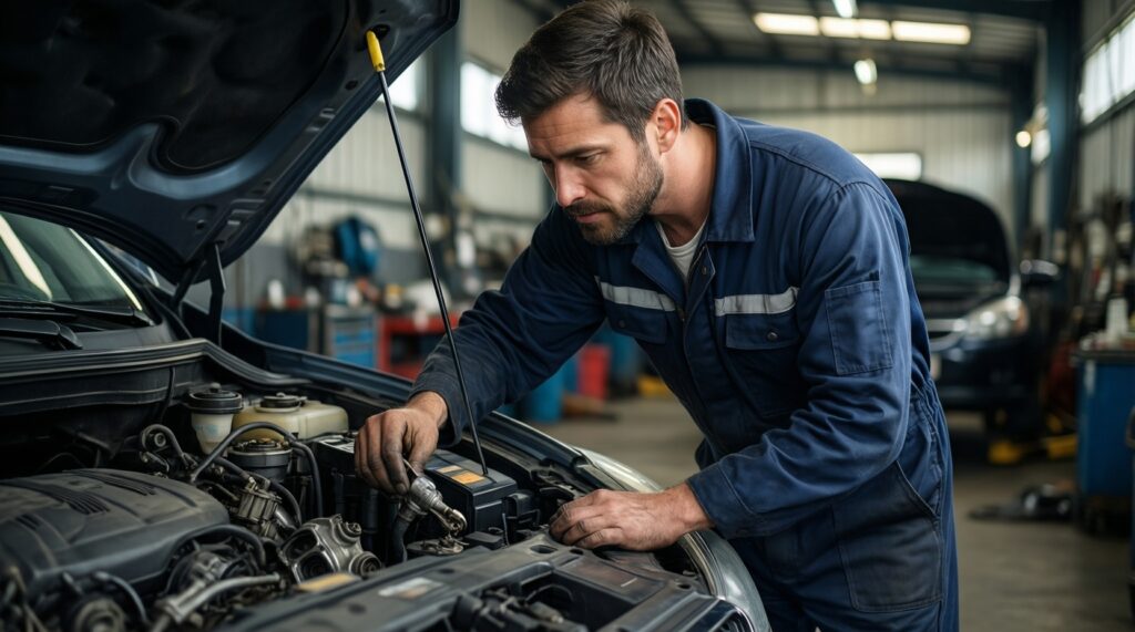 Проверка автомобиля перед дальняком: список из 15 пунктов - иллюстрация