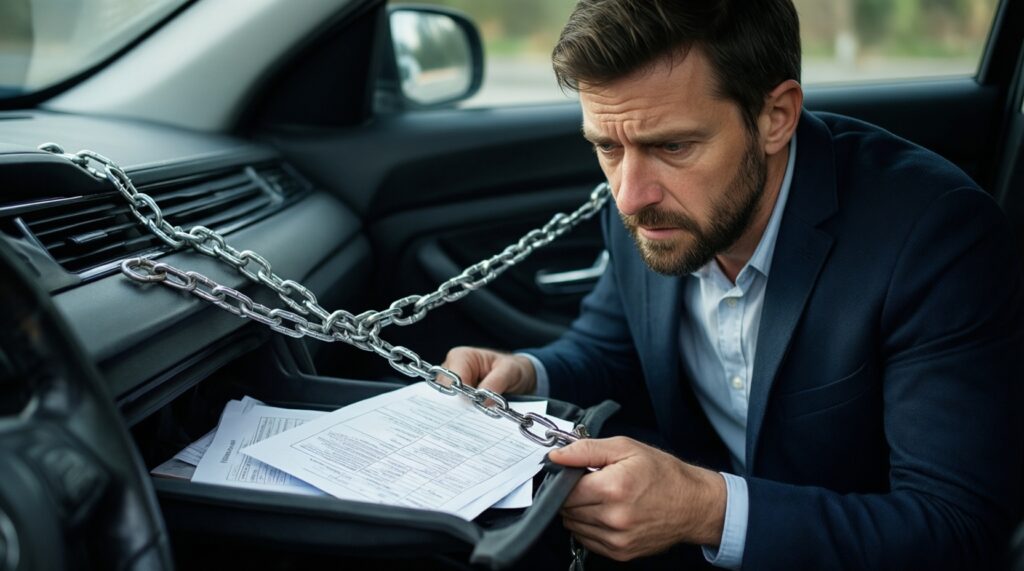 Юридические риски при покупке: залоги, ограничения, штрафы, дубликаты ПТС - иллюстрация